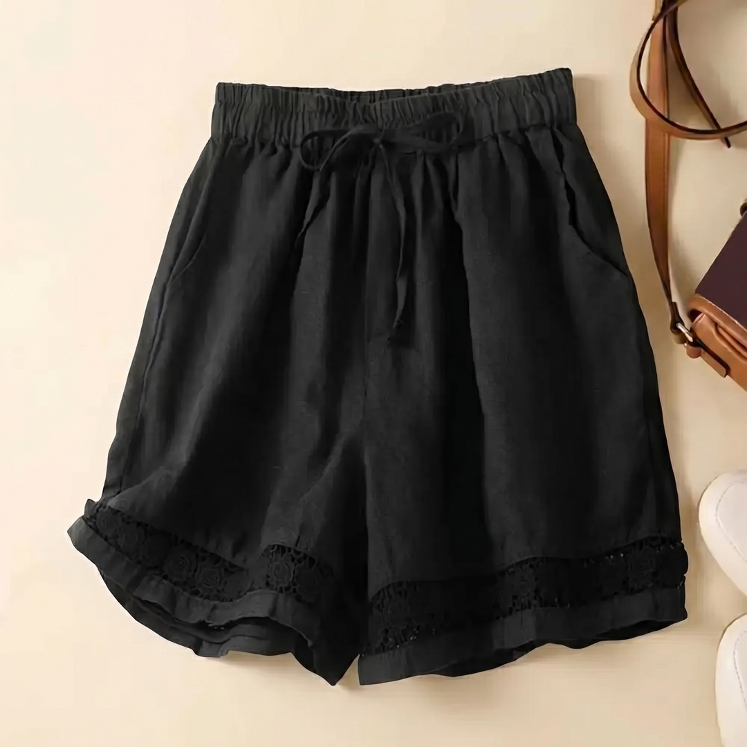 Everly Women's Linen Shorts