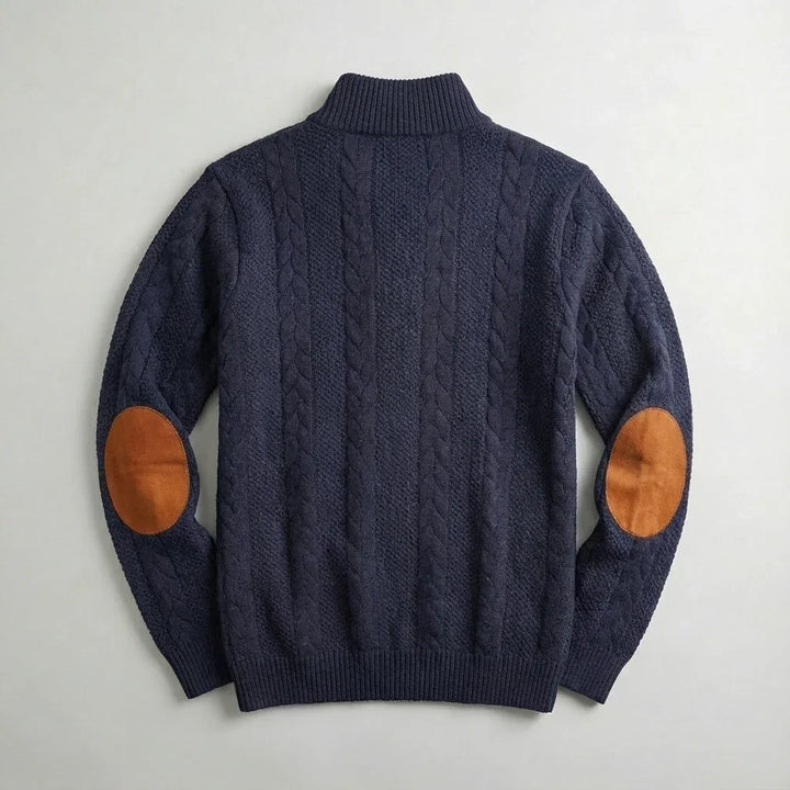 Rowan Men's Cable Knit Pullover Sweater