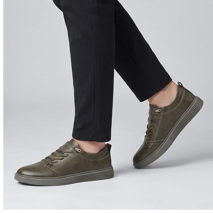 Model wearing Brown oxford in a studio - 2