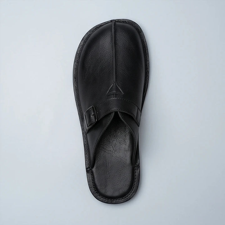 C1 Fenwick Genuine Leather Slip-On Mules product photo - 4