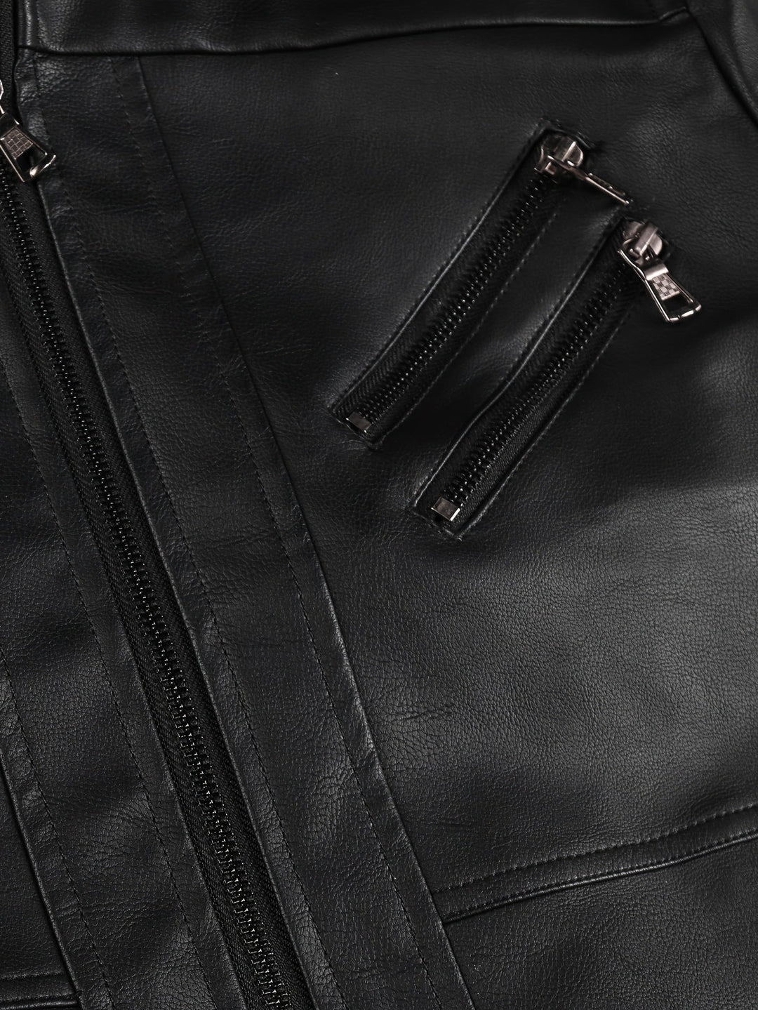 Maverick Leather Hooded Biker Jacket