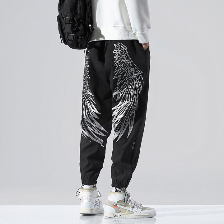 Fenrir Men's Wing-Print Joggers