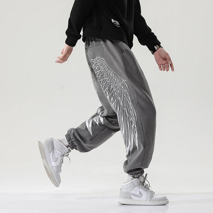 Fenrir Men's Wing-Print Joggers