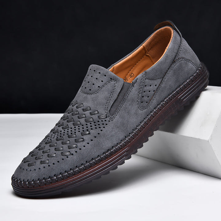 Kieran Men's Woven Slip-On Loafers