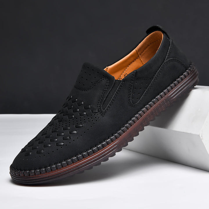 Kieran Men's Woven Slip-On Loafers