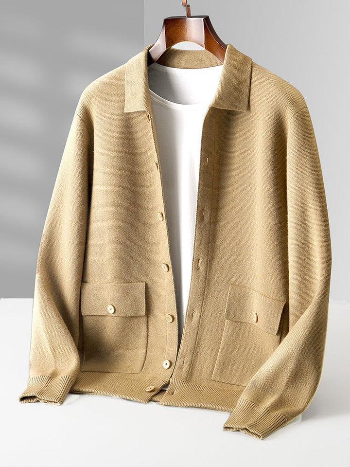 Briarwood Men's Merino Wool Cardigan