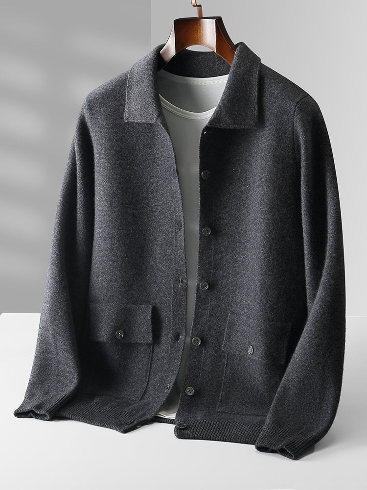 Briarwood Men's Merino Wool Cardigan