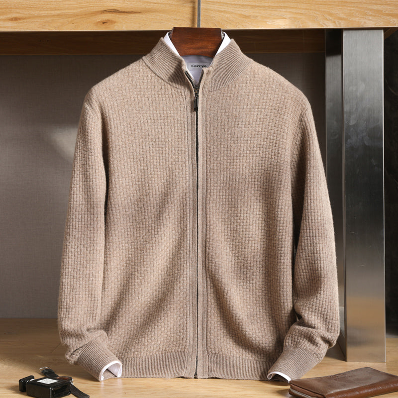 Ashfield Men's Merino Wool Cardigan