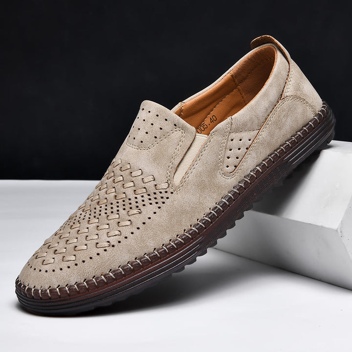 Kieran Men's Woven Slip-On Loafers