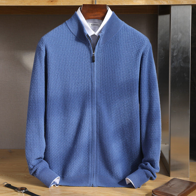 Ashfield Men's Merino Wool Cardigan