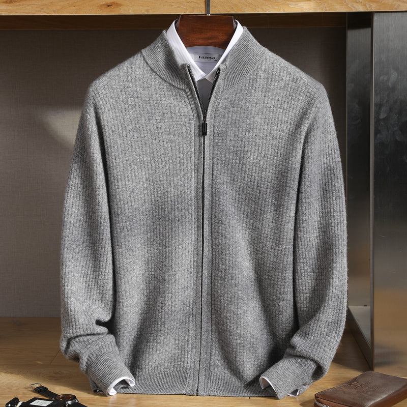 Ashfield Men's Merino Wool Cardigan