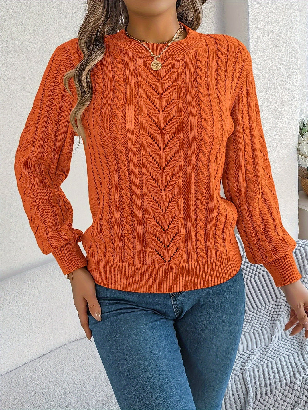 Cressida Cable-Knit Sweater