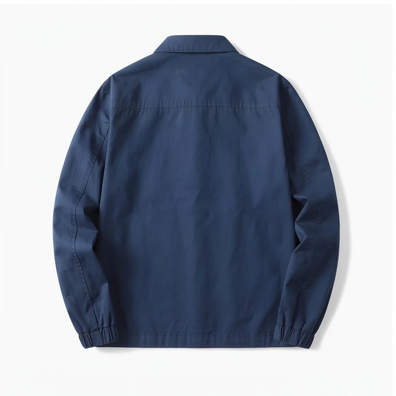 Navy jacket on a white background - 2