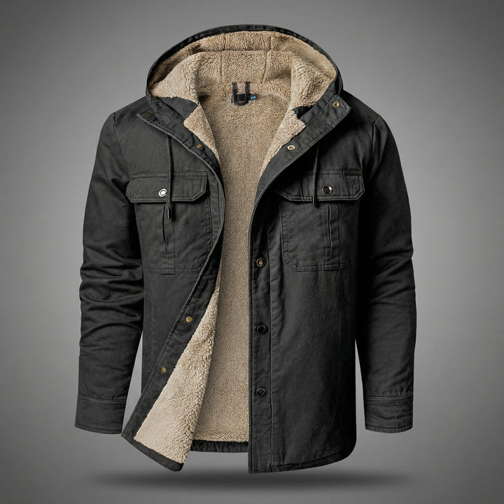 Brecken Men's Sherpa-Lined Utility Jacket
