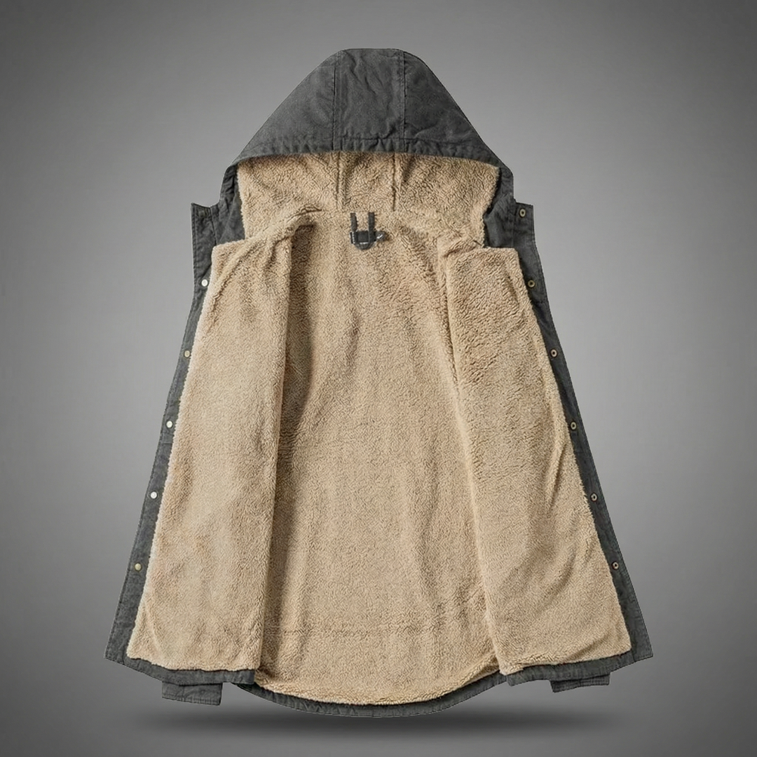 Brecken Men's Sherpa-Lined Utility Jacket