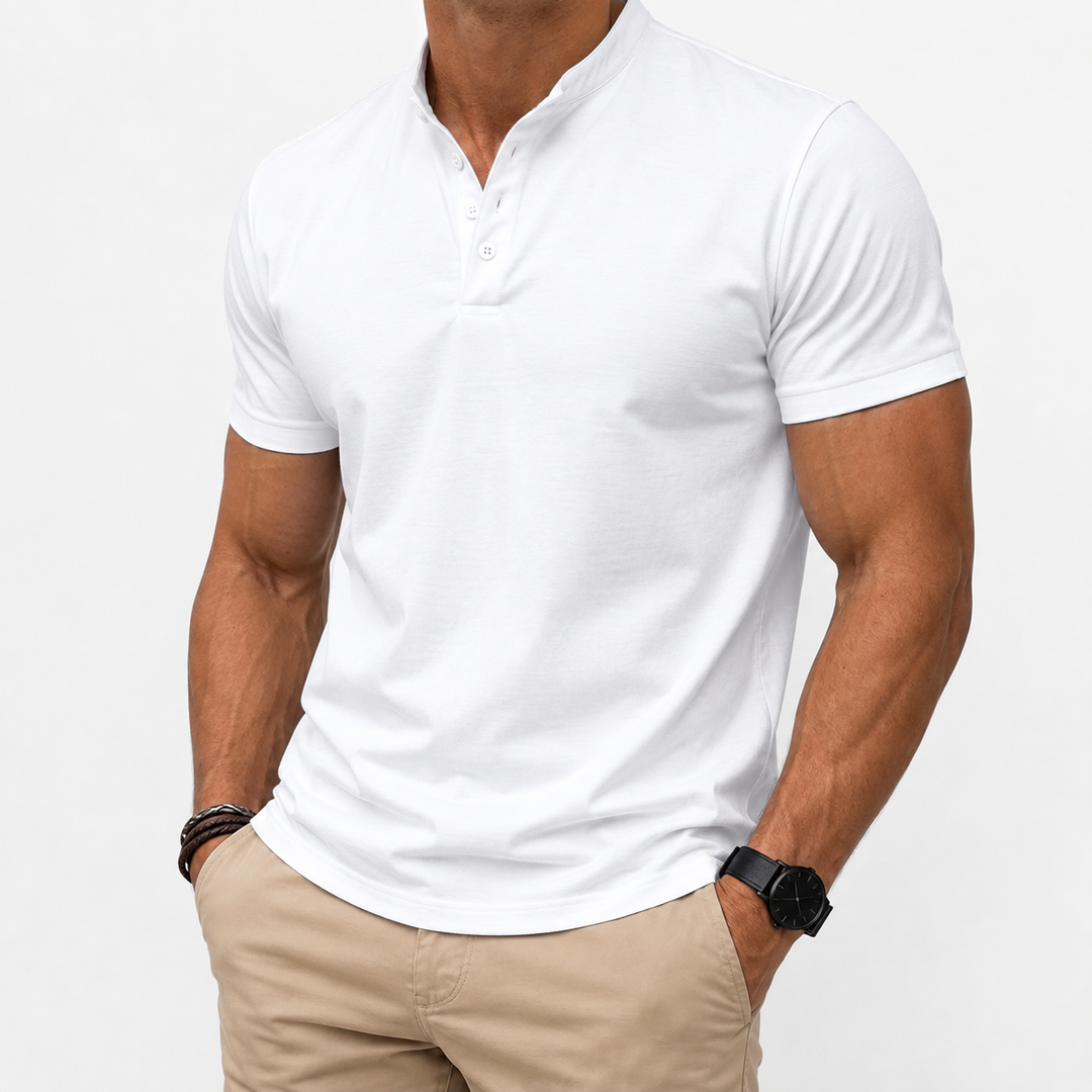 Keston Men's Henley Polo Shirt