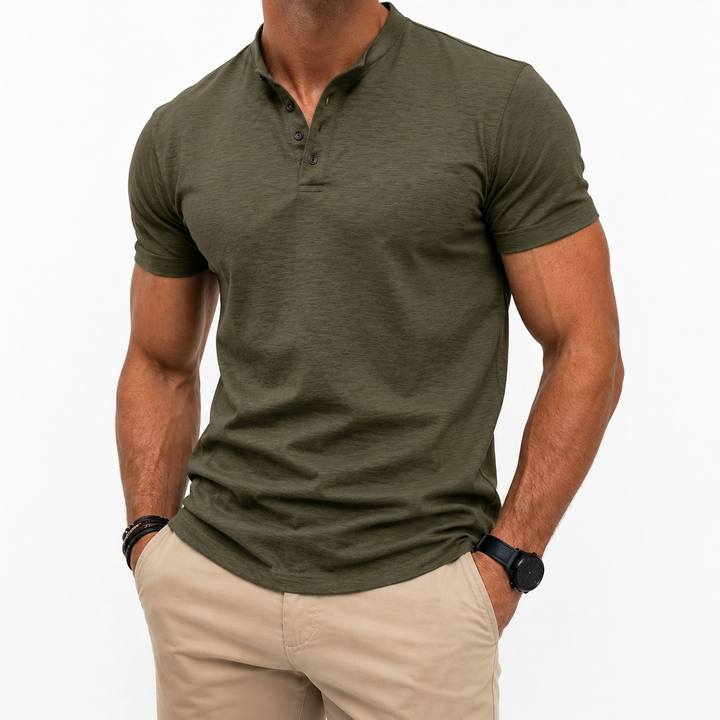 Keston Men's Henley Polo Shirt