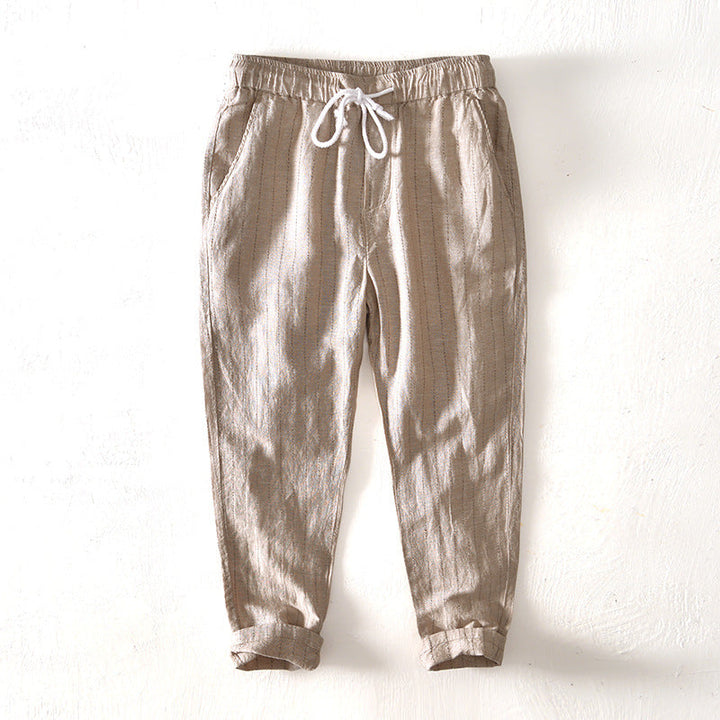 Harlow Linen Drawstring Joggers