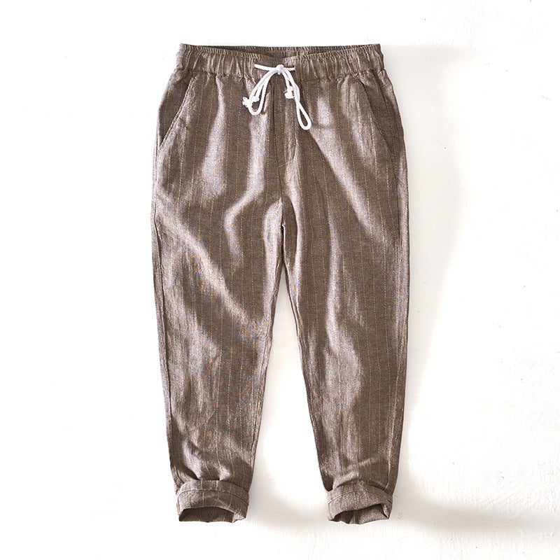 Harlow Linen Drawstring Joggers