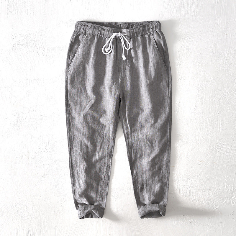 Harlow Linen Drawstring Joggers