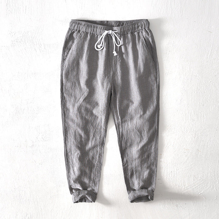 Harlow Linen Drawstring Joggers