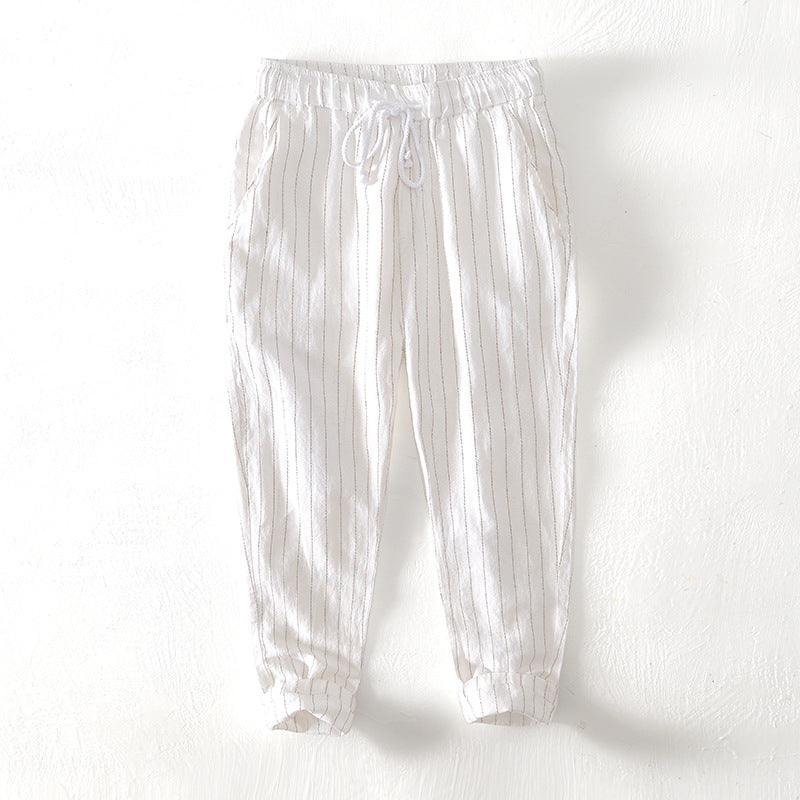 Harlow Linen Drawstring Joggers