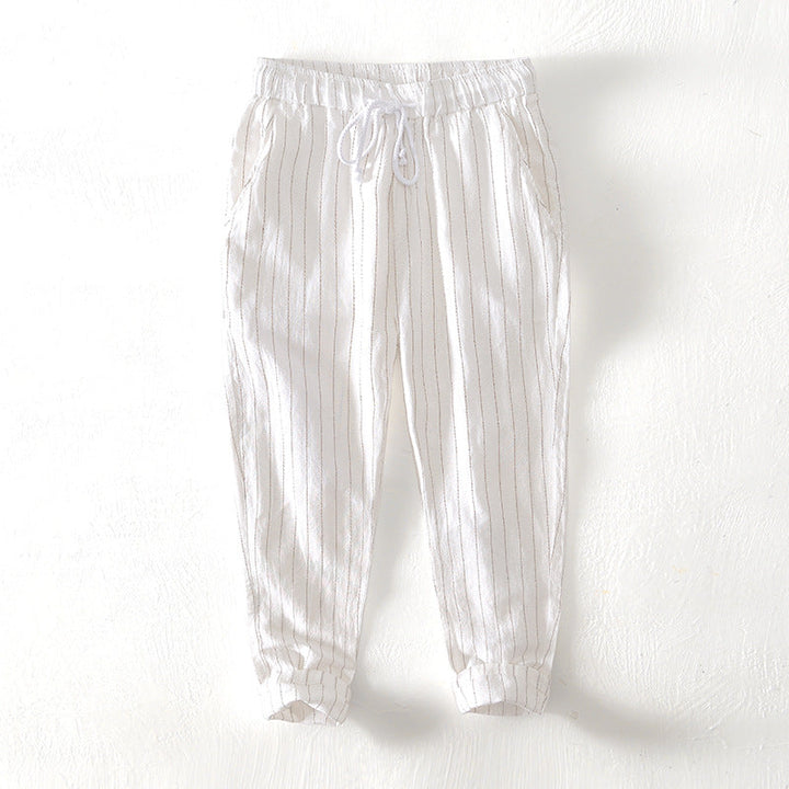 Harlow Linen Drawstring Joggers