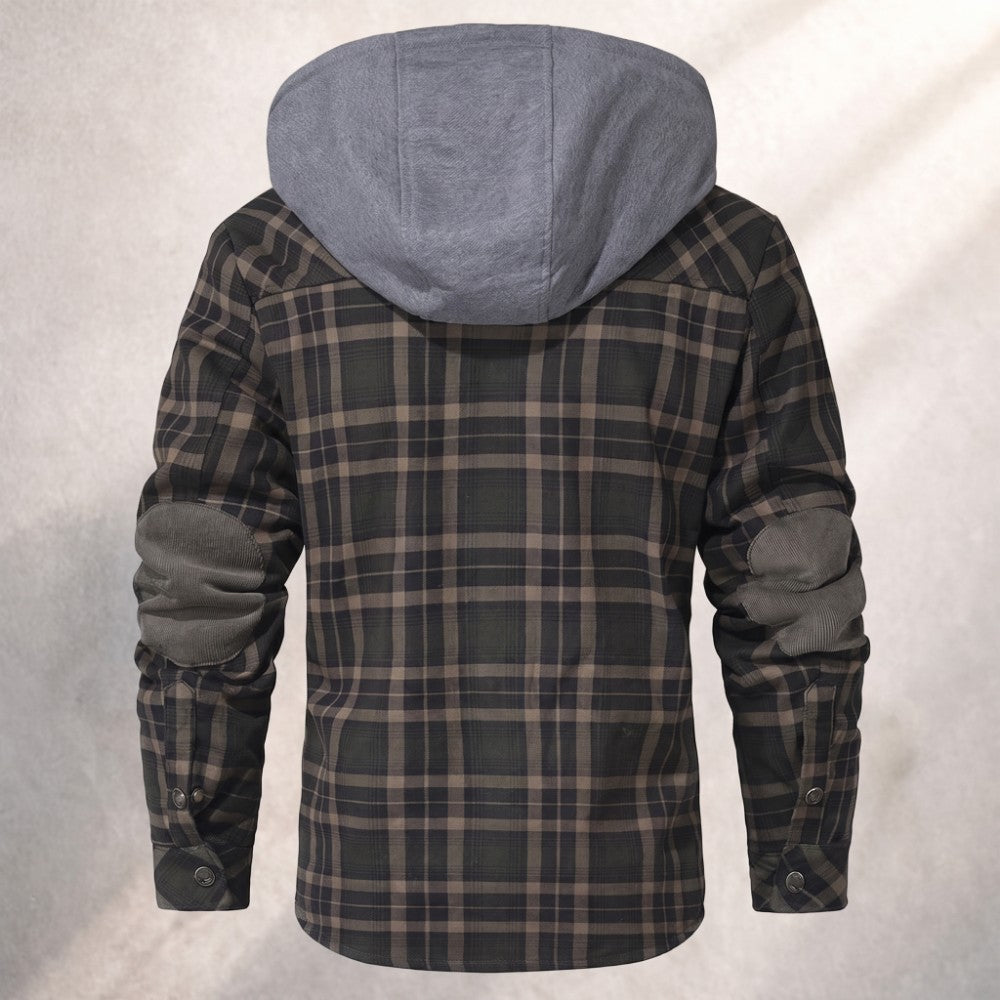 Harland Men's Flannel Hooded Jacket