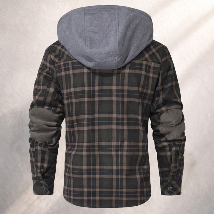Harland Men's Flannel Hooded Jacket