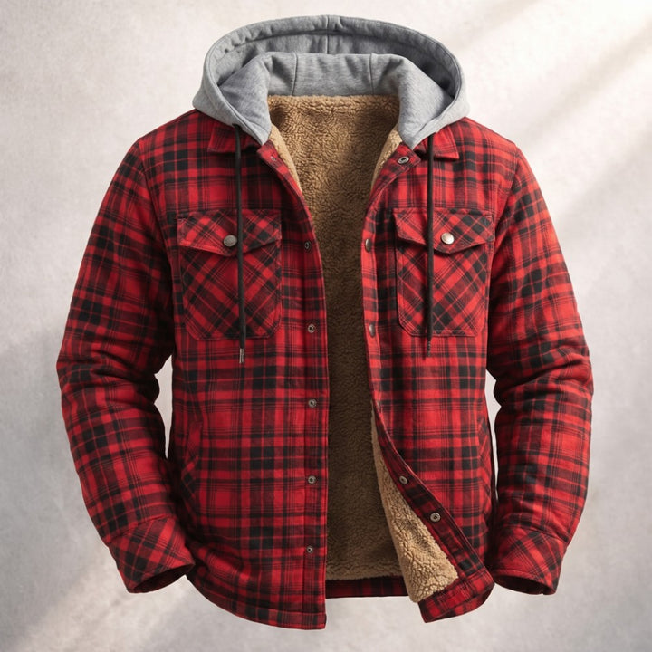Harland Men's Flannel Hooded Jacket