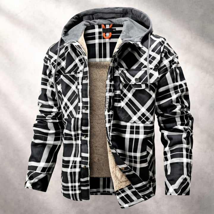 Harland Men's Flannel Hooded Jacket