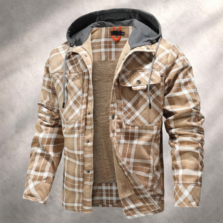 Harland Men's Flannel Hooded Jacket