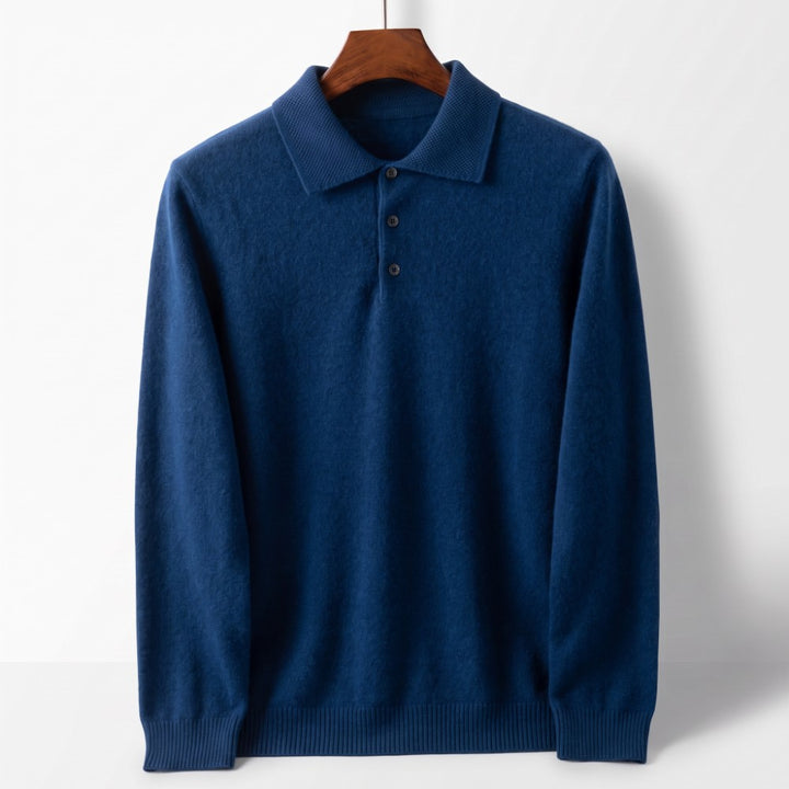 Knightley Men's Wool Polo Sweater