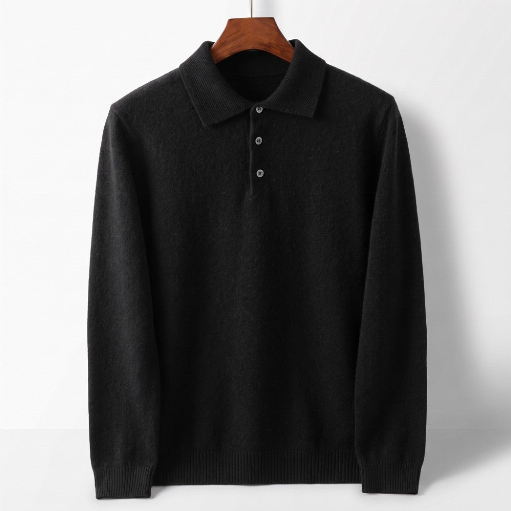 Knightley Men's Wool Polo Sweater