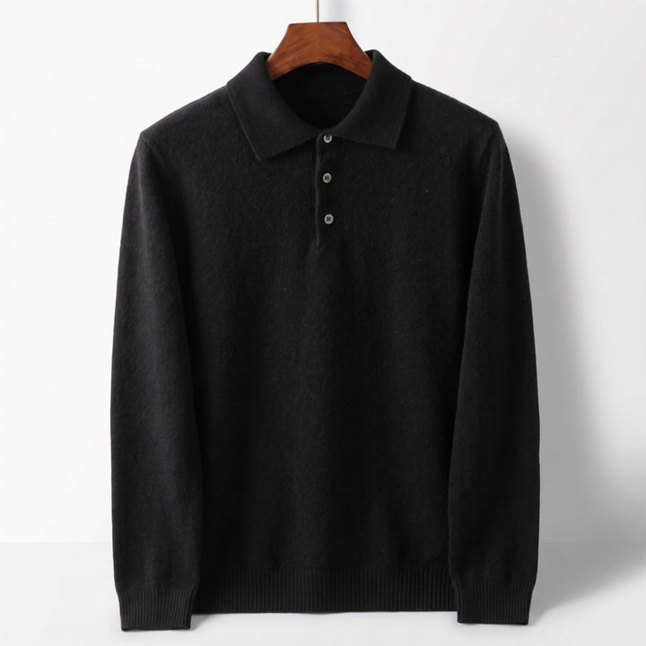 Knightley Men's Wool Polo Sweater