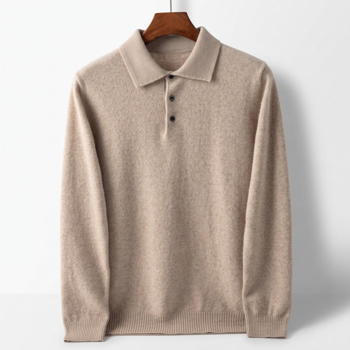 Knightley Men's Wool Polo Sweater