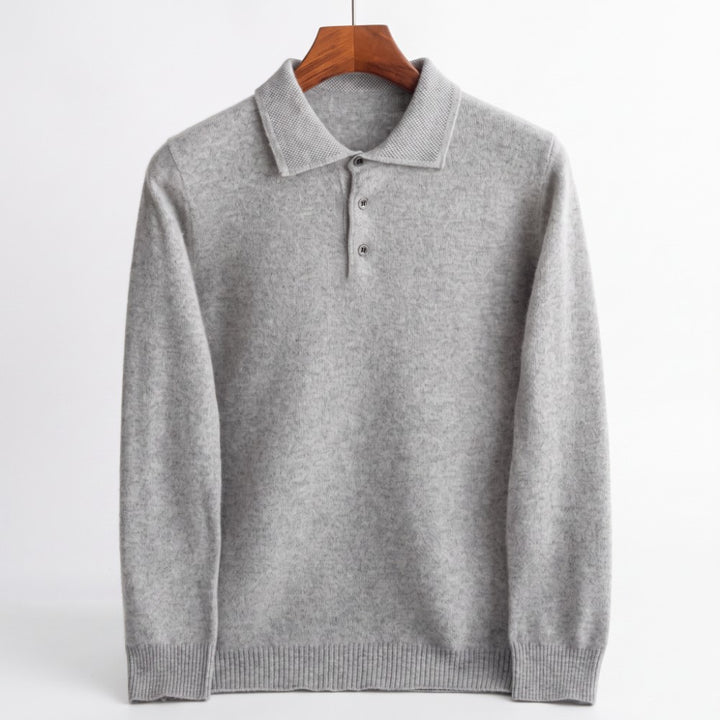 Knightley Men's Wool Polo Sweater