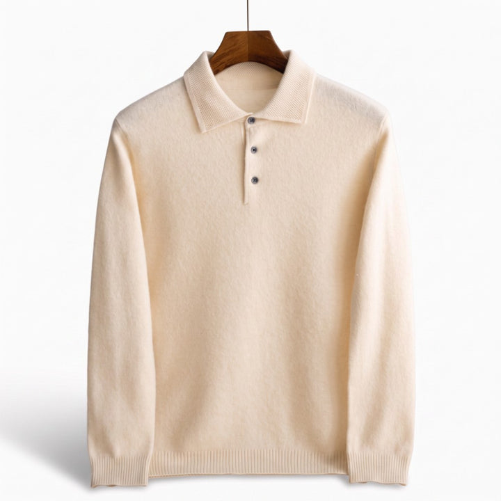 Knightley Men's Wool Polo Sweater