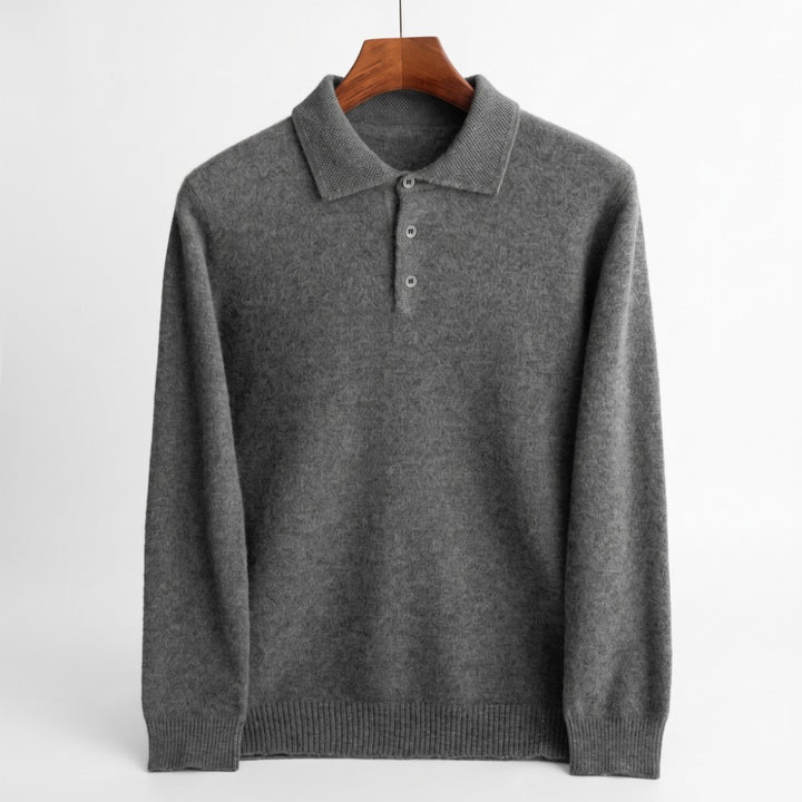 Knightley Men's Wool Polo Sweater