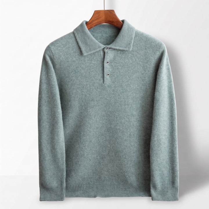 Knightley Men's Wool Polo Sweater