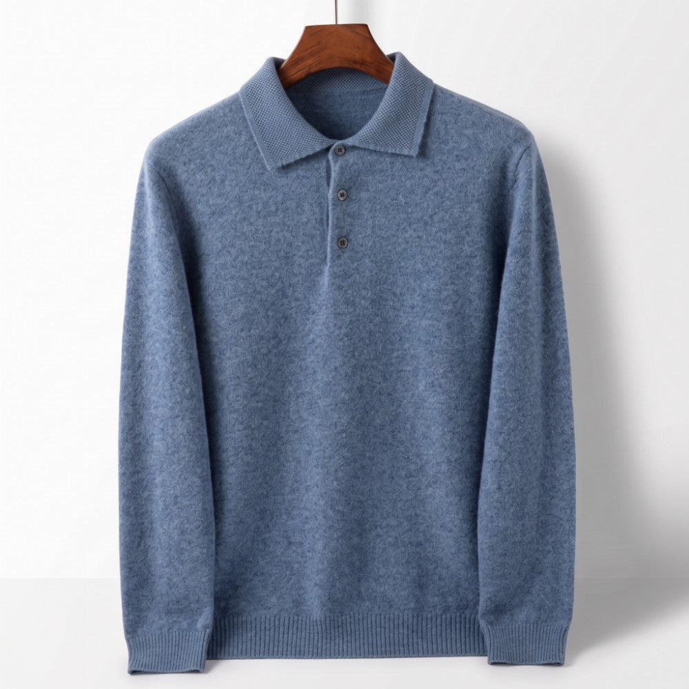 Knightley Men's Wool Polo Sweater