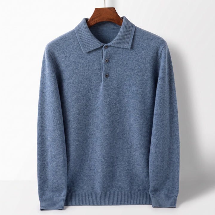 Knightley Men's Wool Polo Sweater