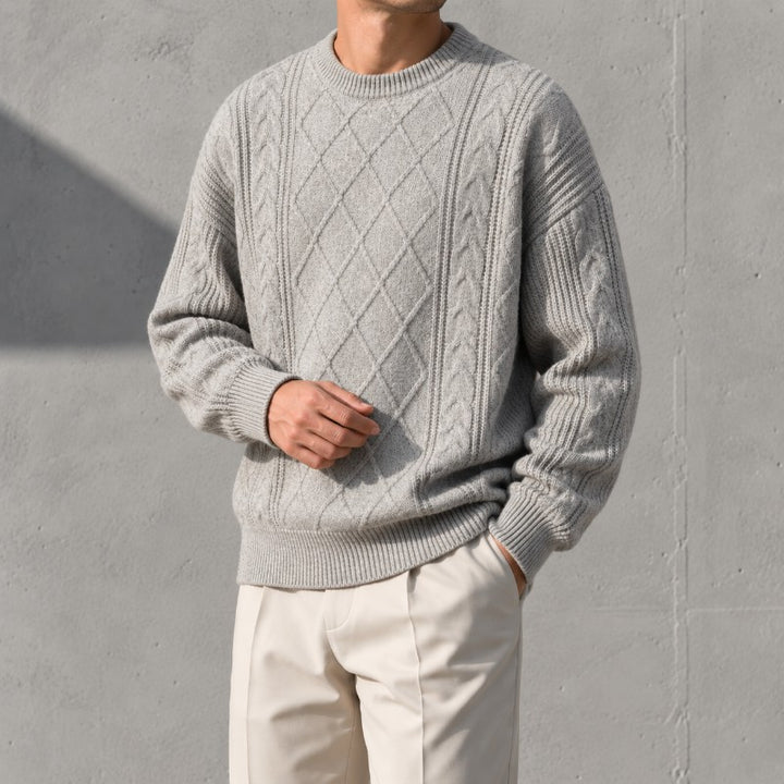 Caswell Men's Cable Knit Sweater