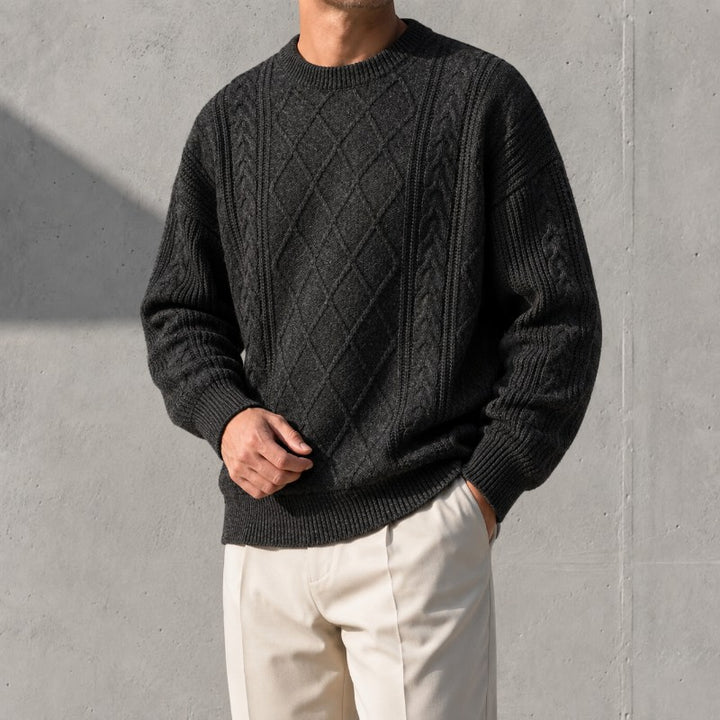 Caswell Men's Cable Knit Sweater