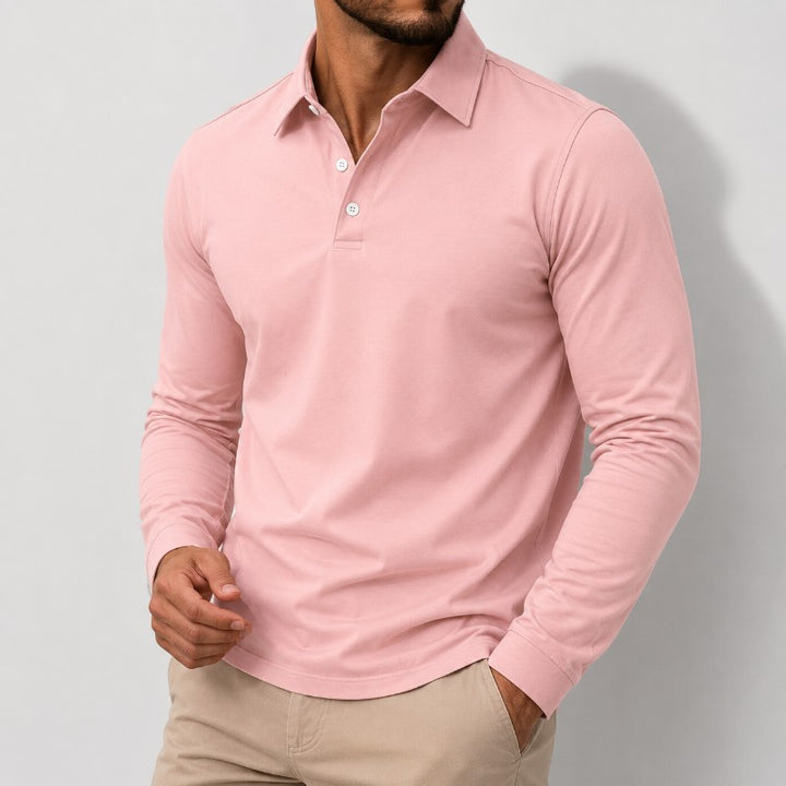 Rowan Men's Long Sleeve Polo Shirt