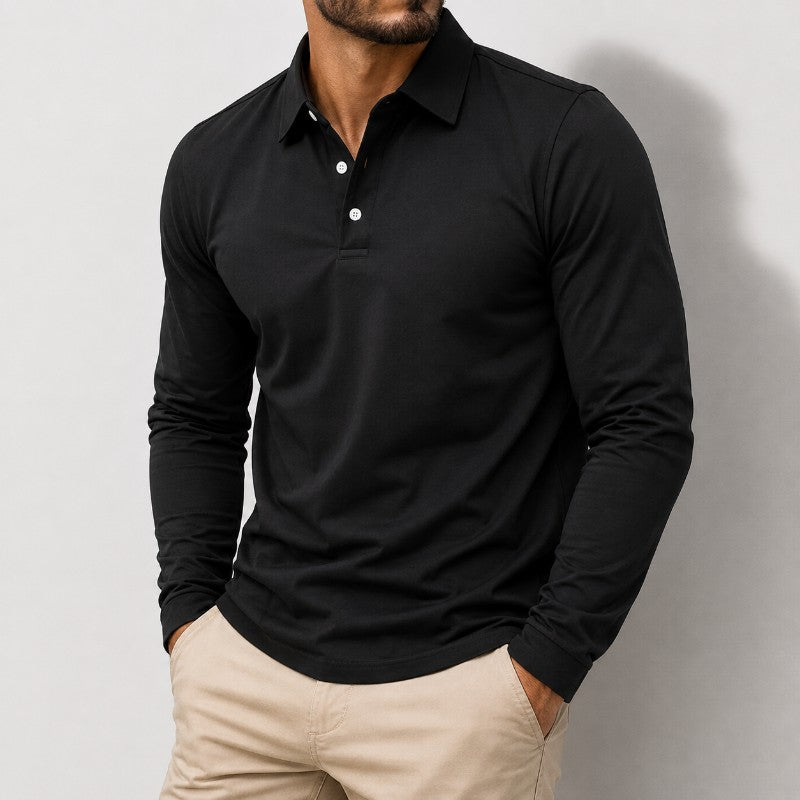 Rowan Men's Long Sleeve Polo Shirt