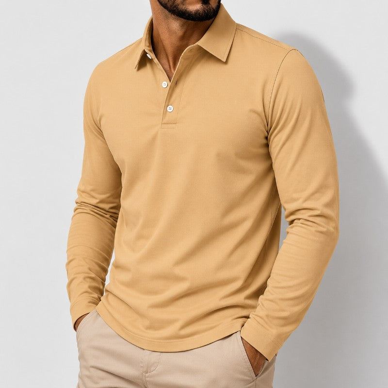 Rowan Men's Long Sleeve Polo Shirt