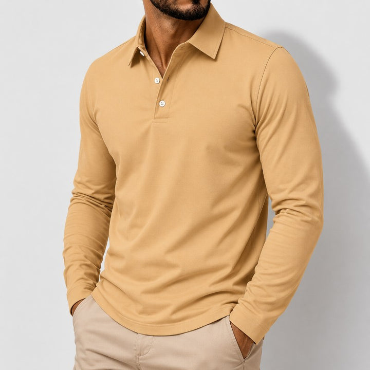 Rowan Men's Long Sleeve Polo Shirt