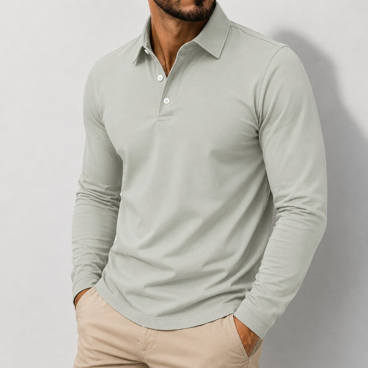 Rowan Men's Long Sleeve Polo Shirt