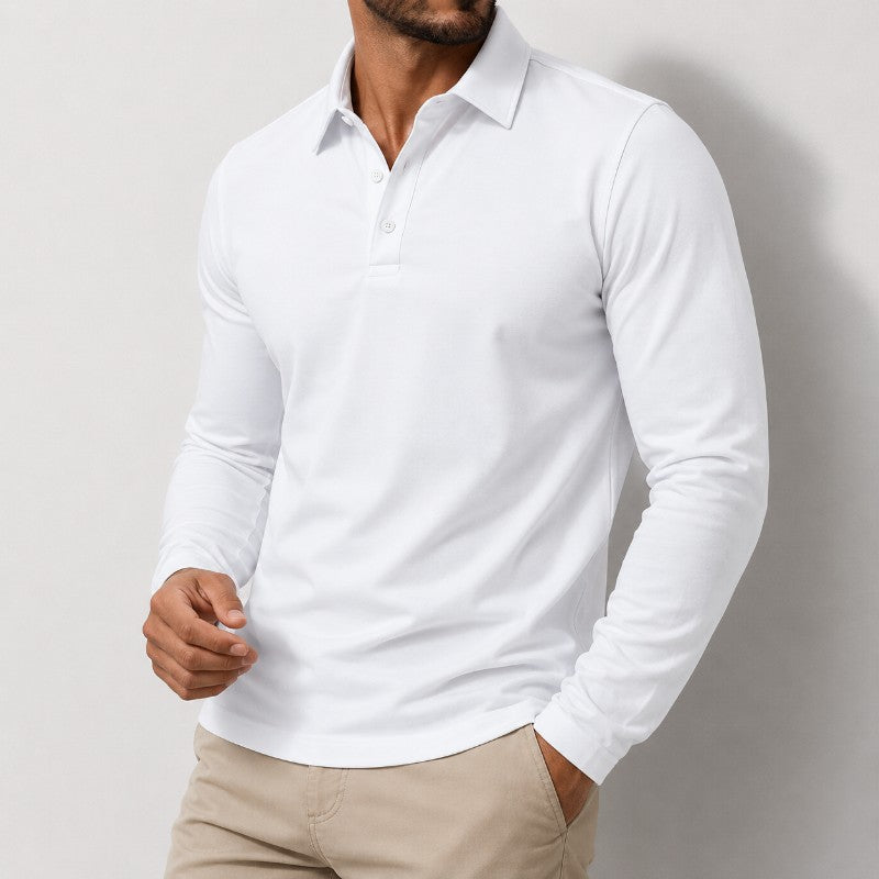 Rowan Men's Long Sleeve Polo Shirt